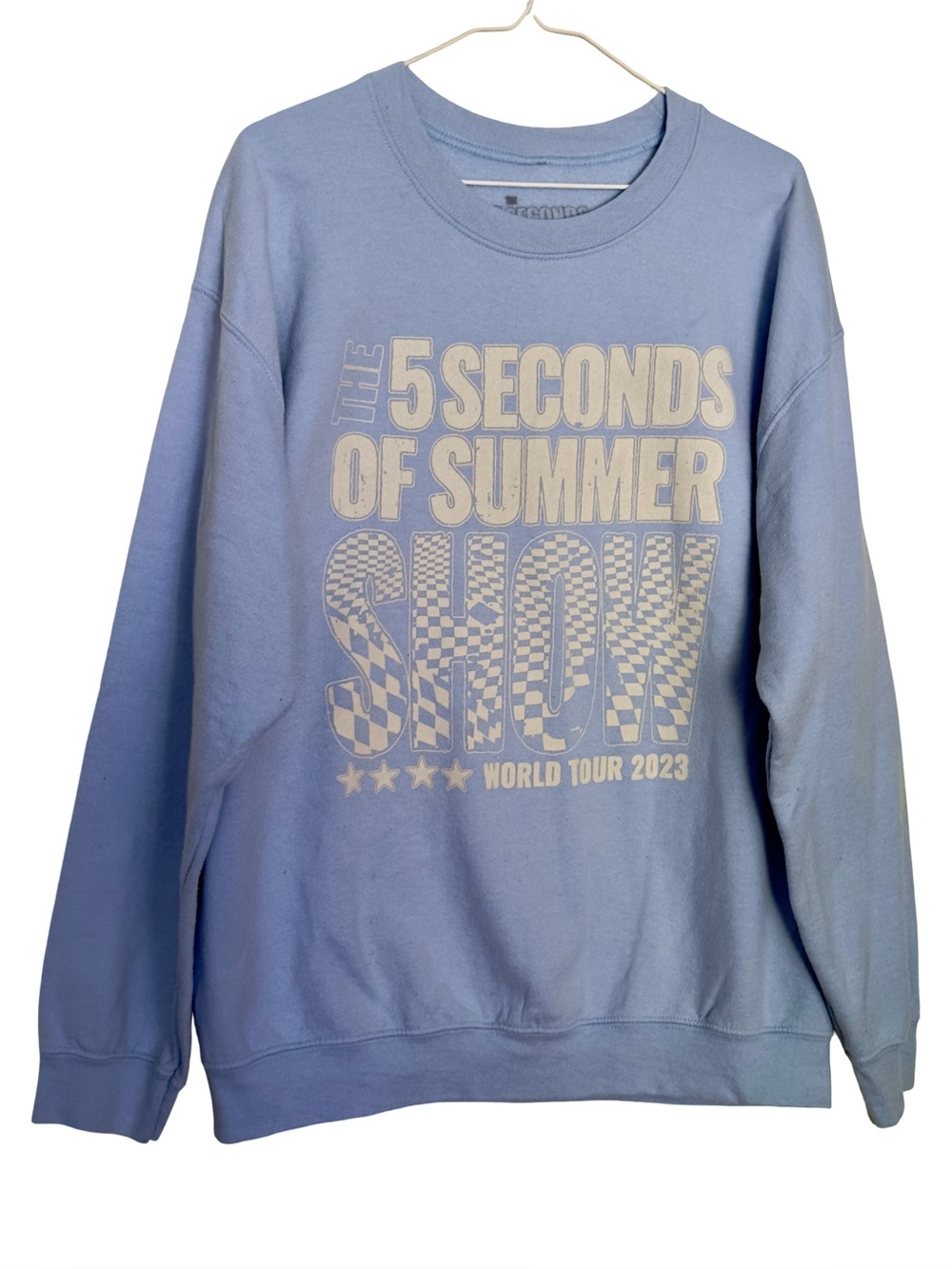 Official 5 Seconds of Summer 2023 World Tour Crewneck Large 5SOS